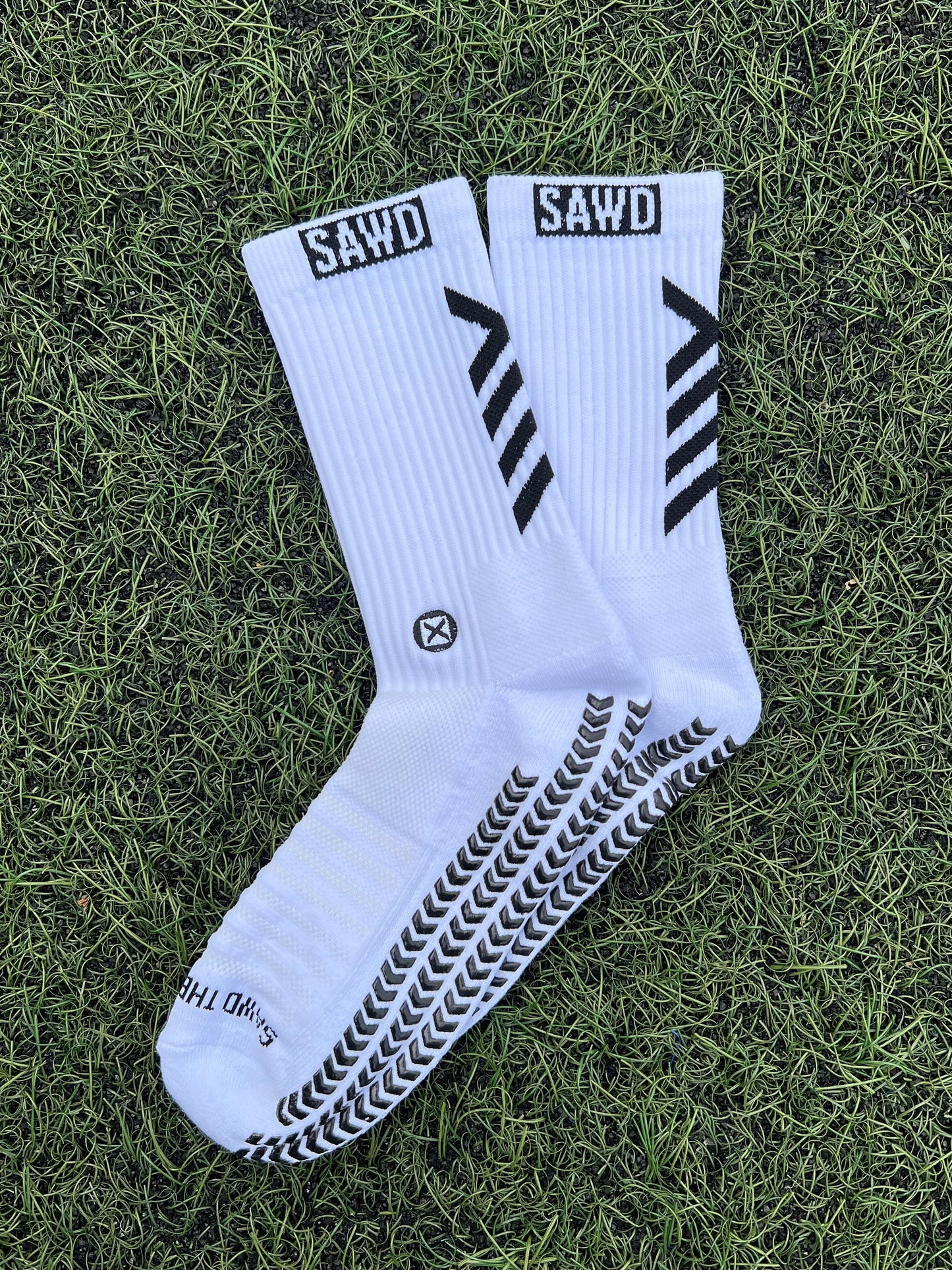 SAWD Grip Socks - White