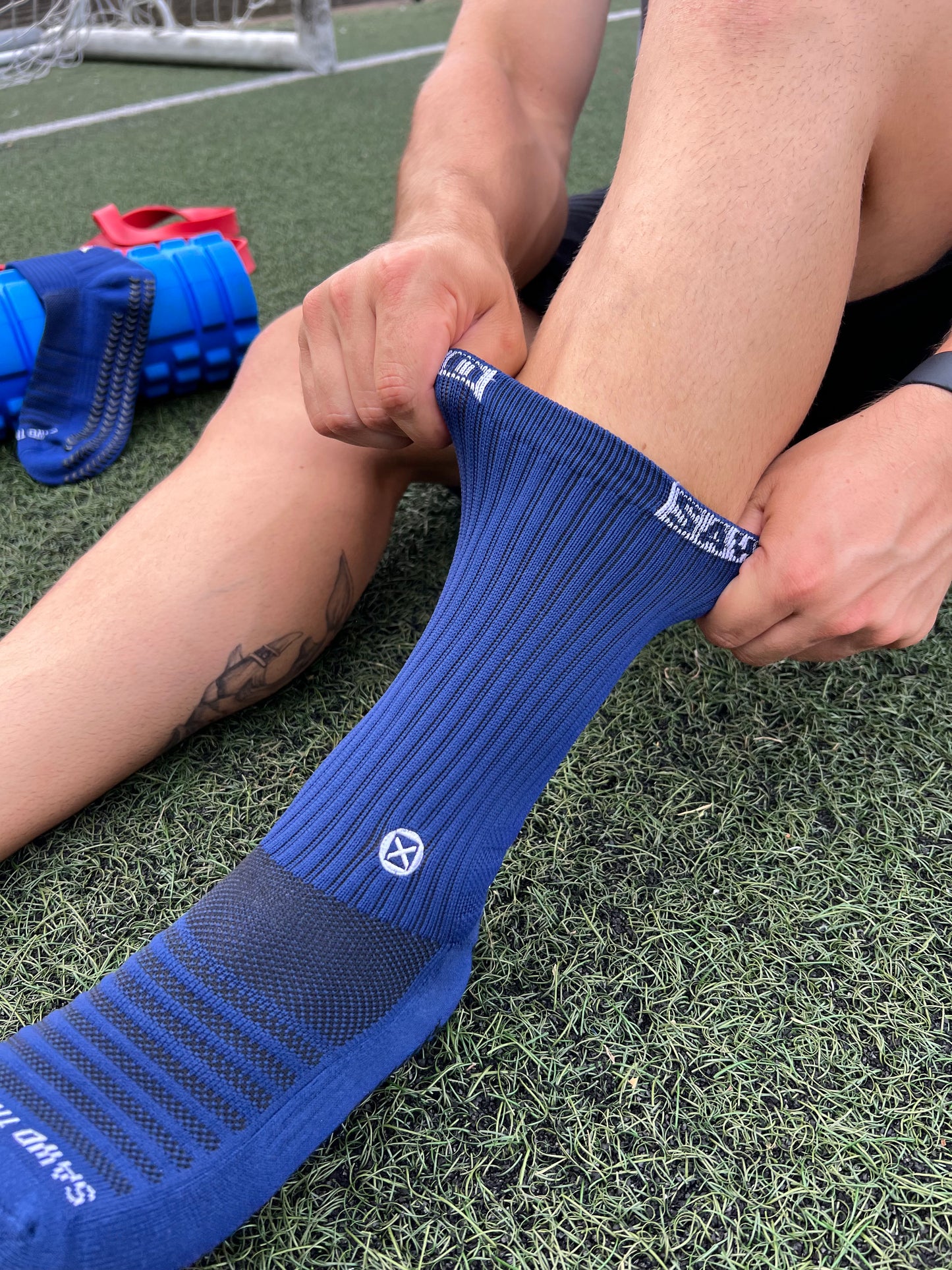 SAWD Grip Socks - Navy