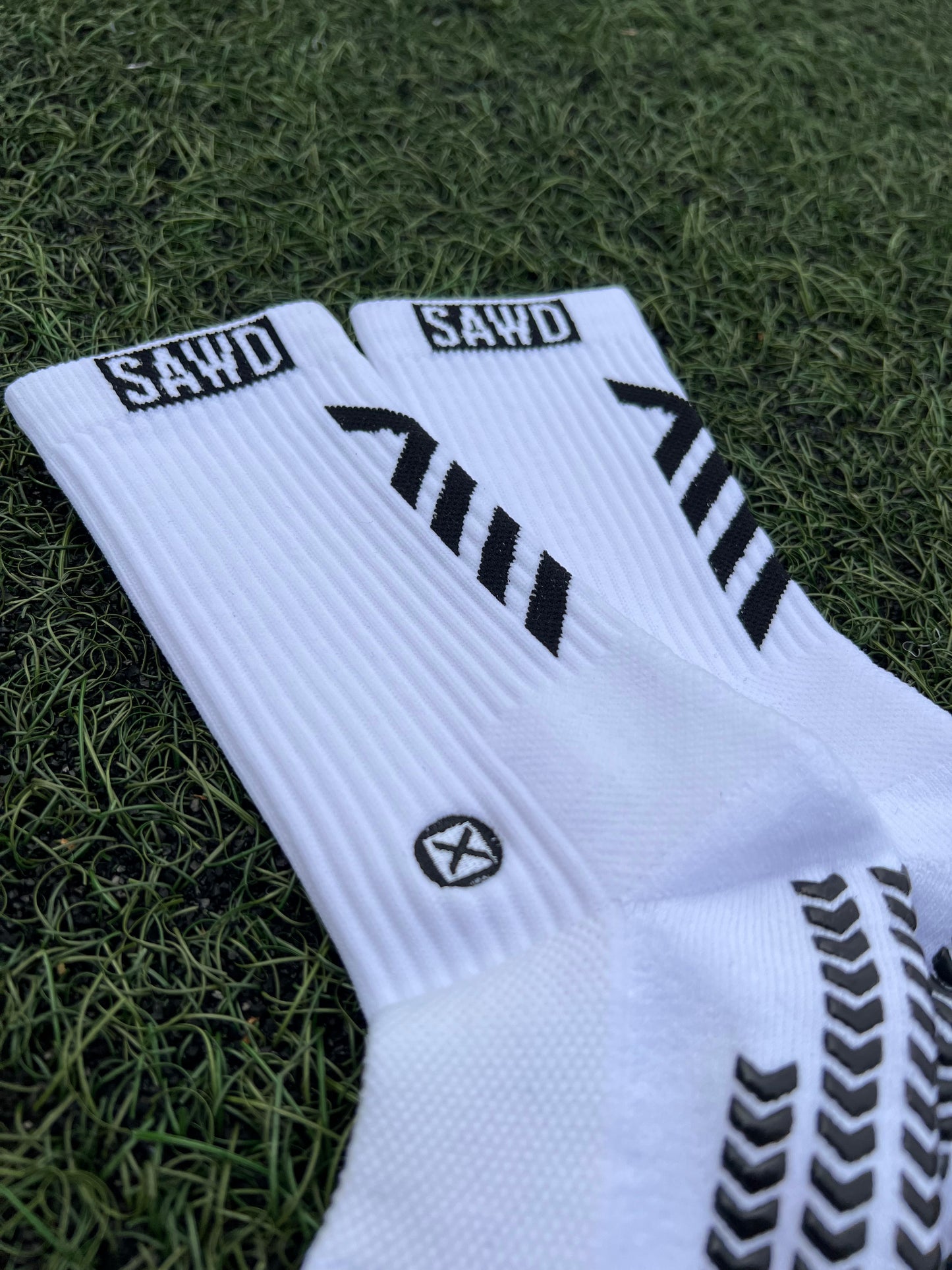 SAWD Grip Socks - White